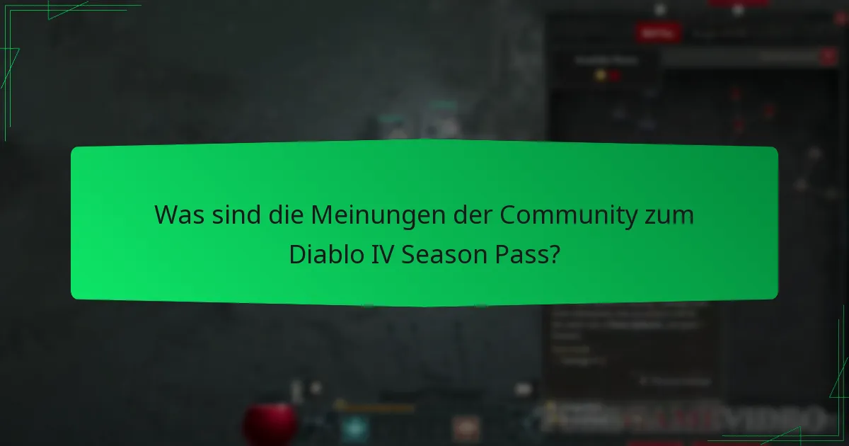 Wie viel kostet der Diablo IV Season Pass?
